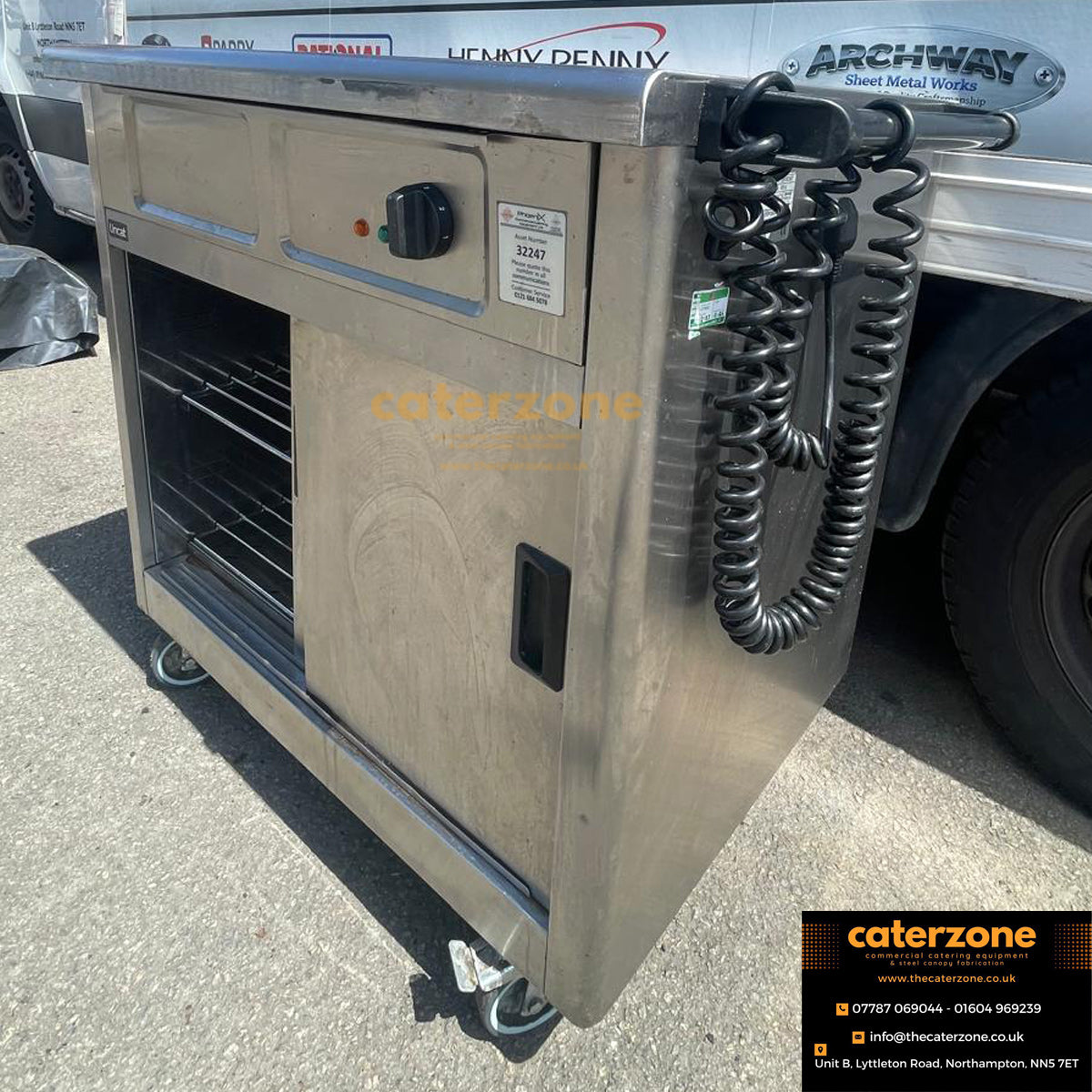 Lincat Mobile Hot Cupboard, Model- GM2 -REFURBISHED