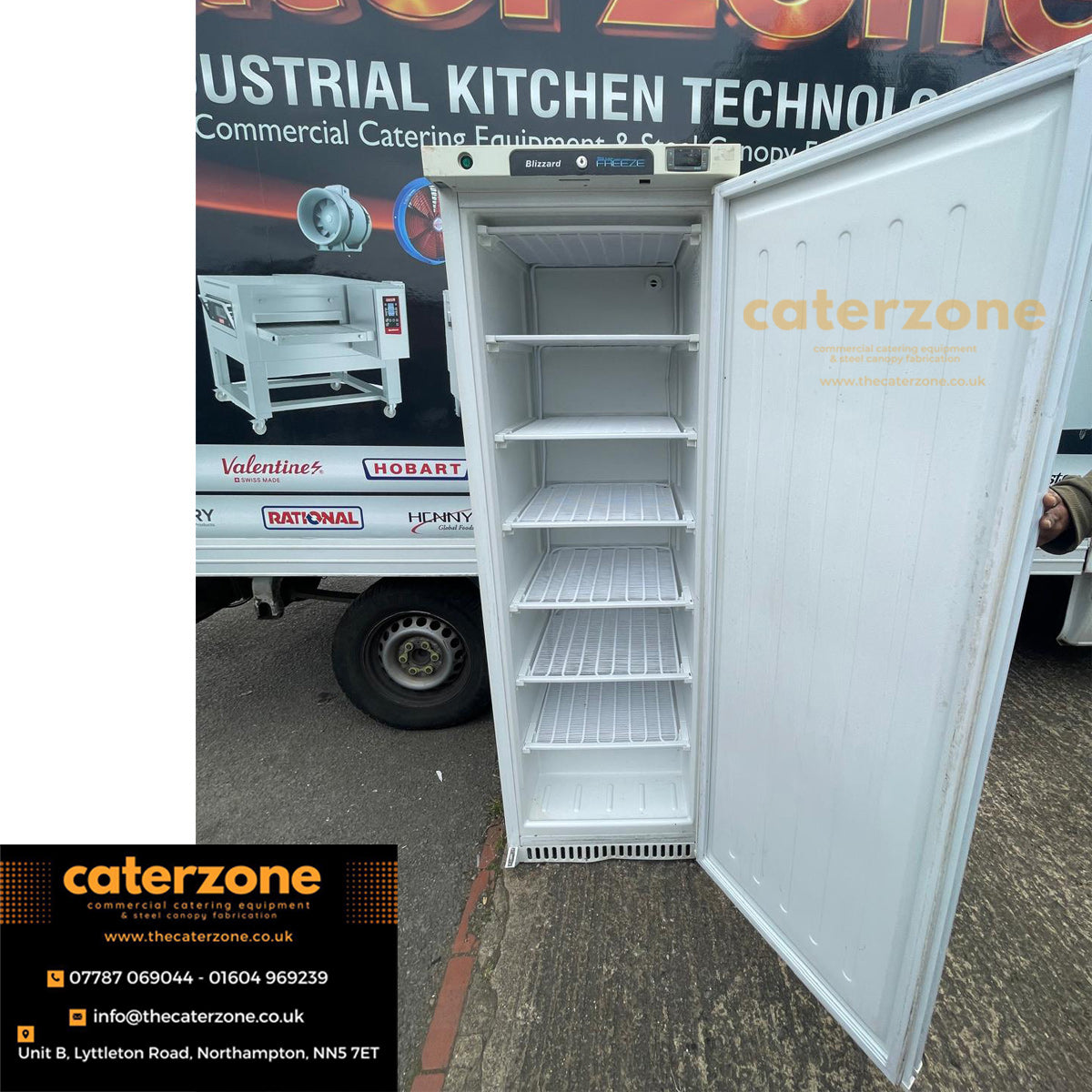 BLIZZARD UPRIGHT COMMERCIAL FREEZER -REFURBISHED