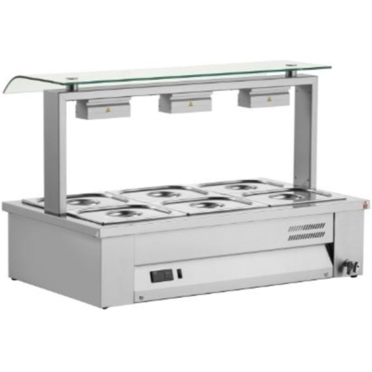 Counter Top Bain Marie 3x Gn1/1