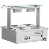 Graded 00360 Mev67 Counter Top Bain Marie 2x Gn1/1