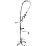 Single Hole Deck Mount Standard Pre Rinse Faucet With Lever Handle And 12&Quot; Swing Nozzle Chrome Plated Brass | 6901 A12