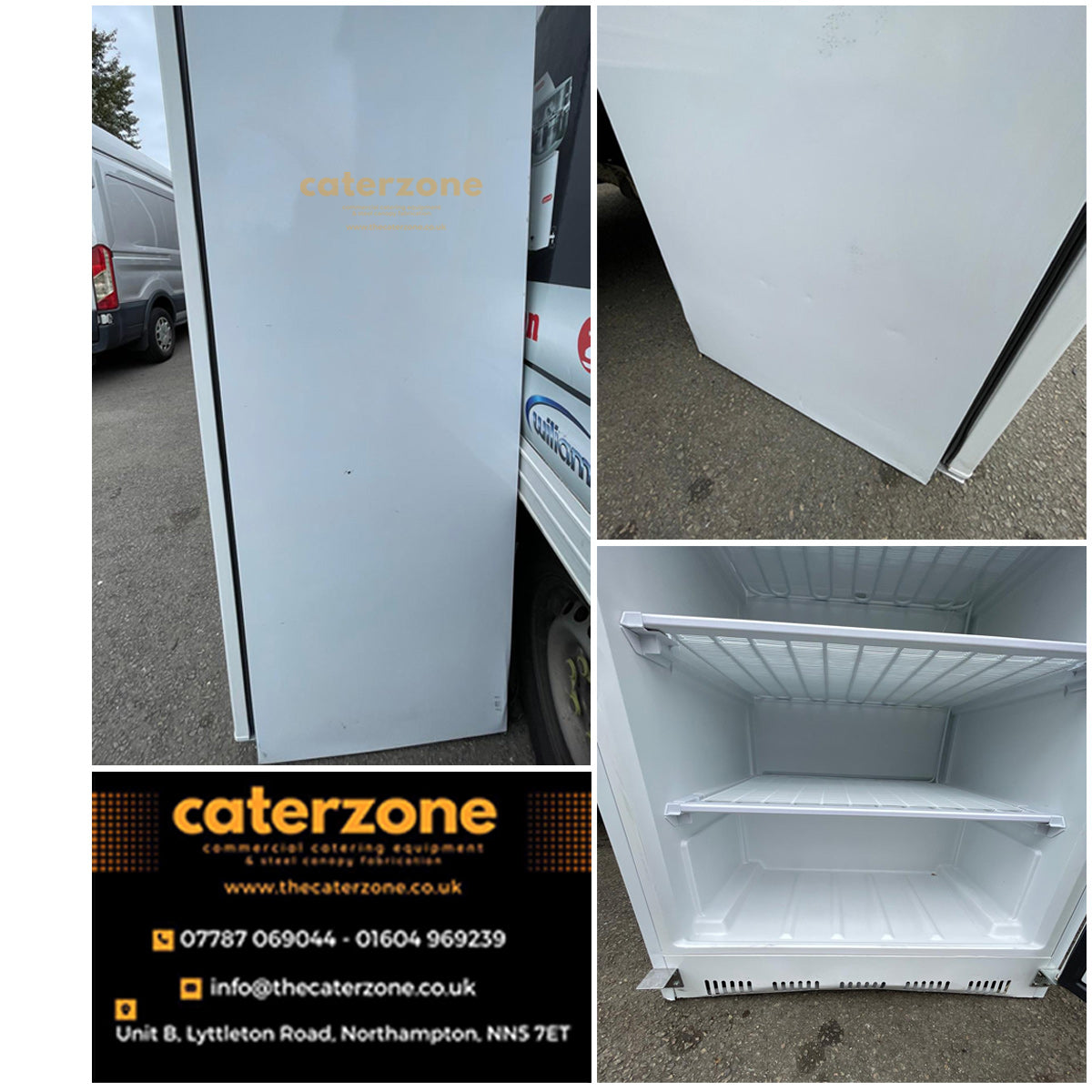 Polar C-Series Upright Freezer White 600Ltr-B GRADE