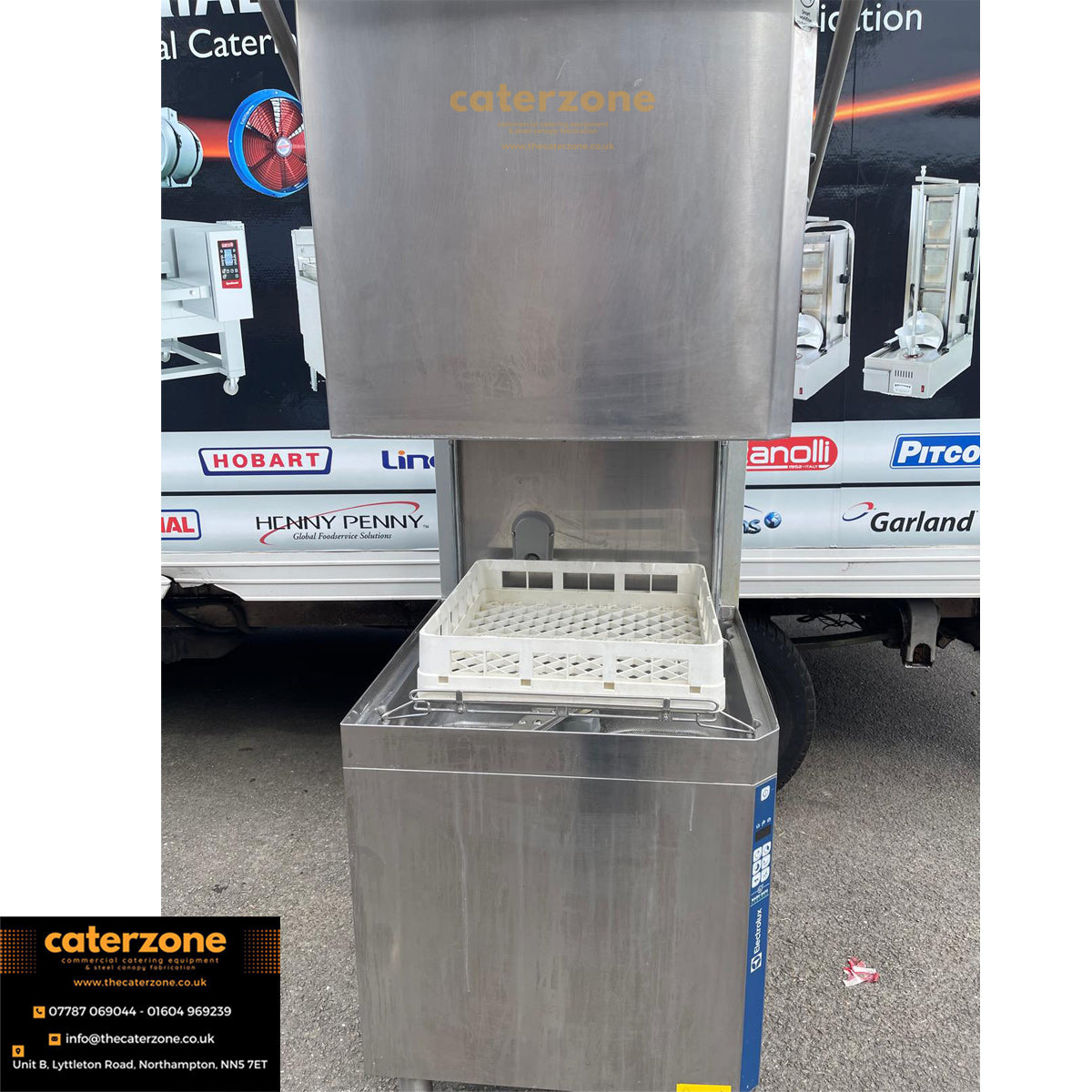 Electrolux EHT8WSG Passthrough Dishwasher 500mm Basket With Drain Pump & Softener-Refurbished