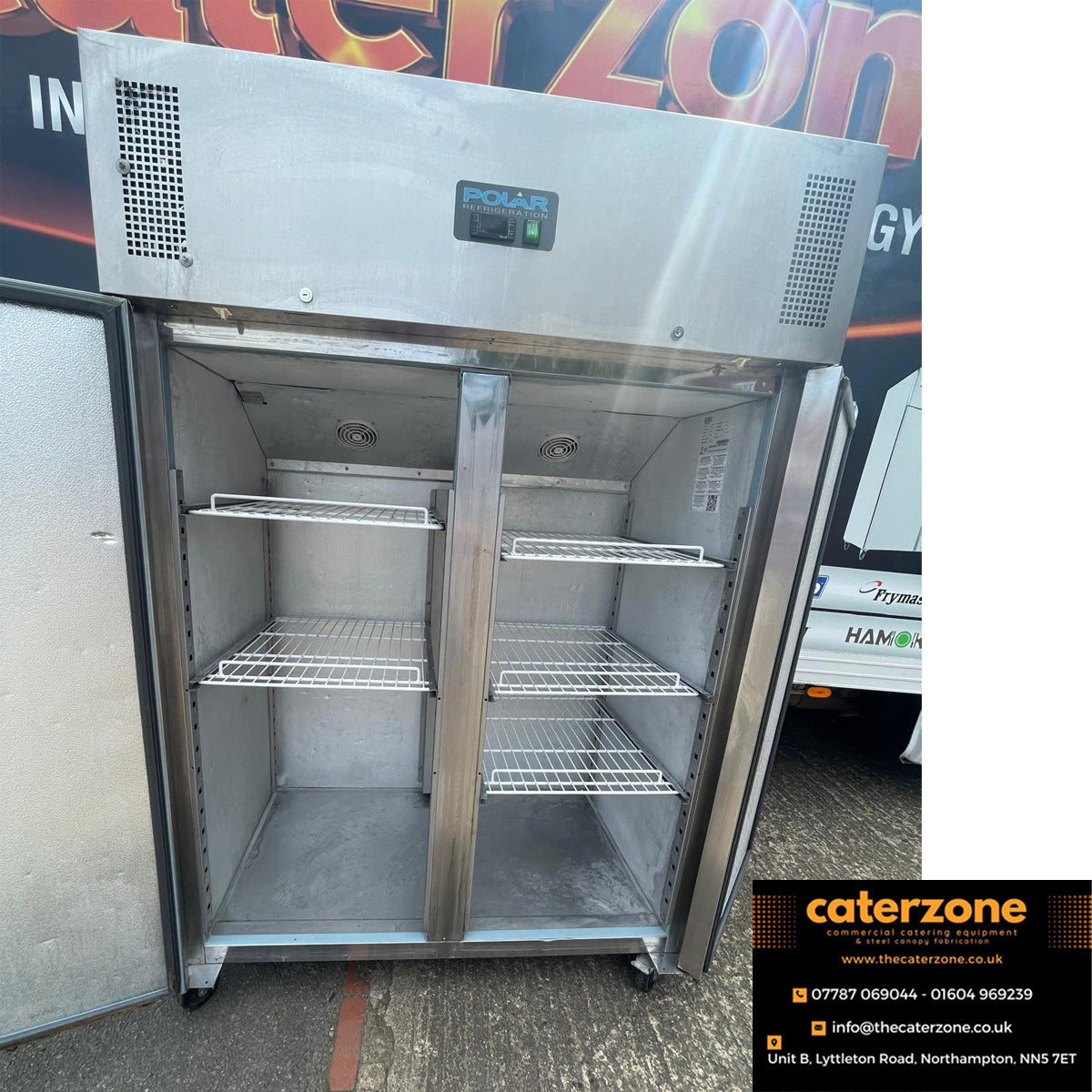 Polar G595 Two Door Upright Freezer-REFURBISHED
