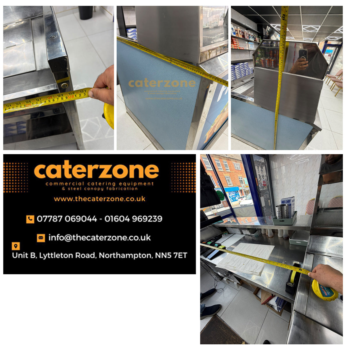 Fish and Chips frying range with matching till desk-Refurbished