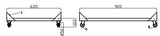 Elevate Your Kitchen with the Combisteel 2-Door Saladette Support - Model 7003.0510