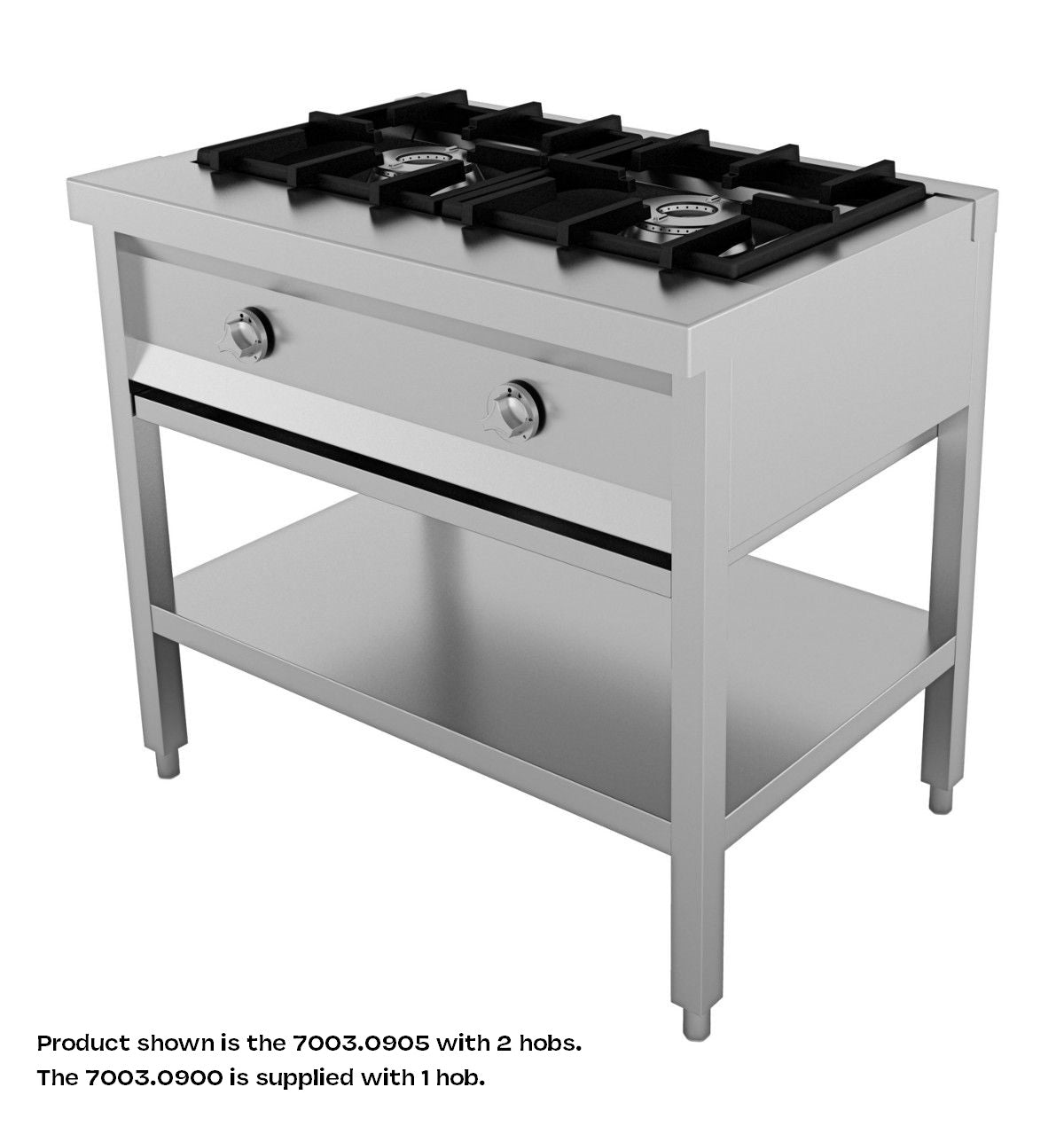 Deluxe Combisteel 1-Burner Pancake Preparation Station - Model 7003.0900