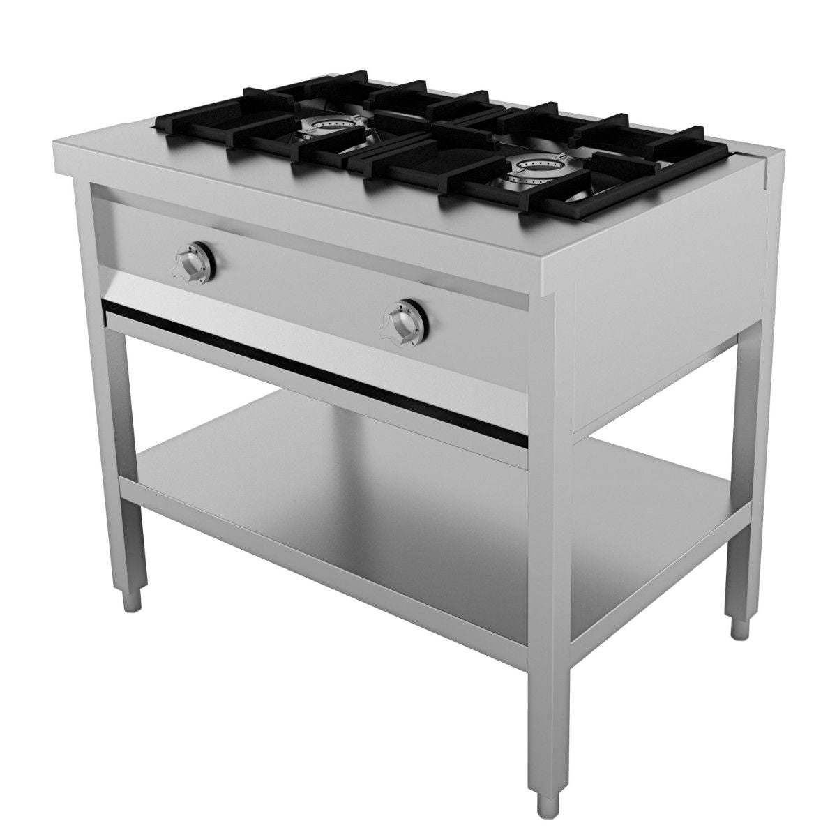 Deluxe Combisteel Double Burner Pancake Preparation Table - Model 7003.0905