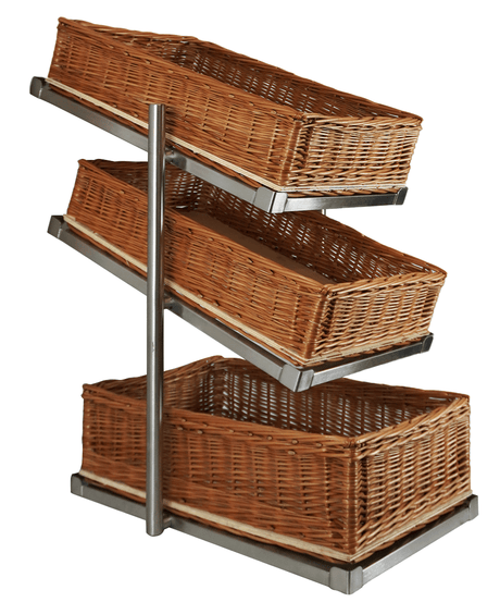 Commercial Catering Equipment - 3-Tier Bread Basket Stand by - Compact Design (Model 7013.2305)