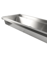 Commercial Sink - Spacious 2400mm Four-Compartment Hand Wash Trough Sink - Model 7013.4615