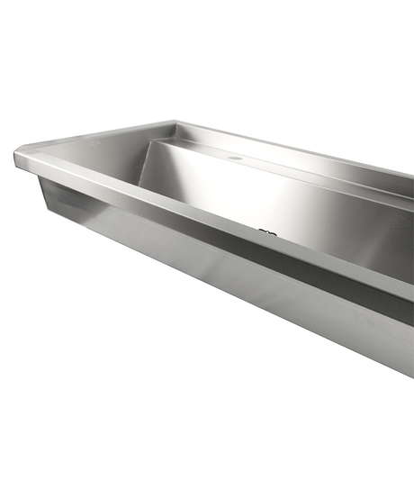 Commercial Sink - Spacious 2400mm Four-Compartment Hand Wash Trough Sink - Model 7013.4615