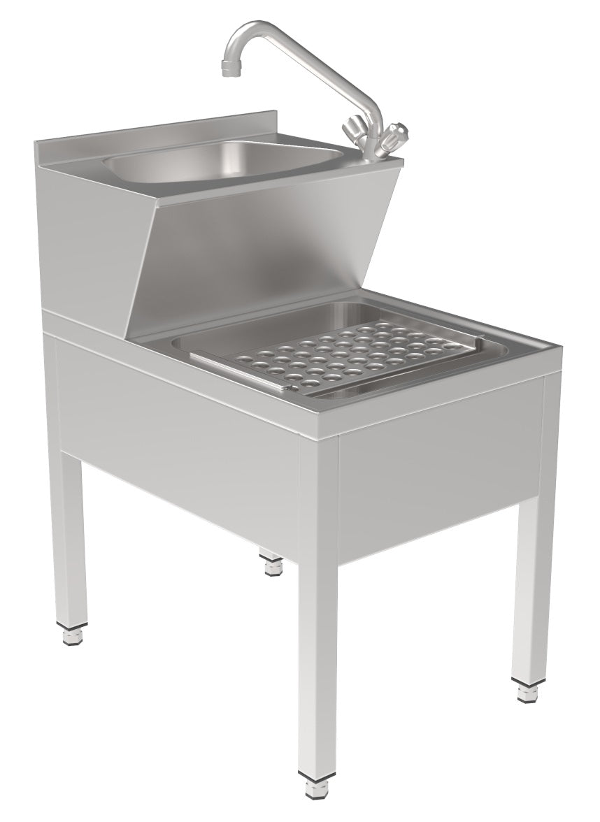 Stylish Combisteel Hand Washbasin - Model 7013.0765