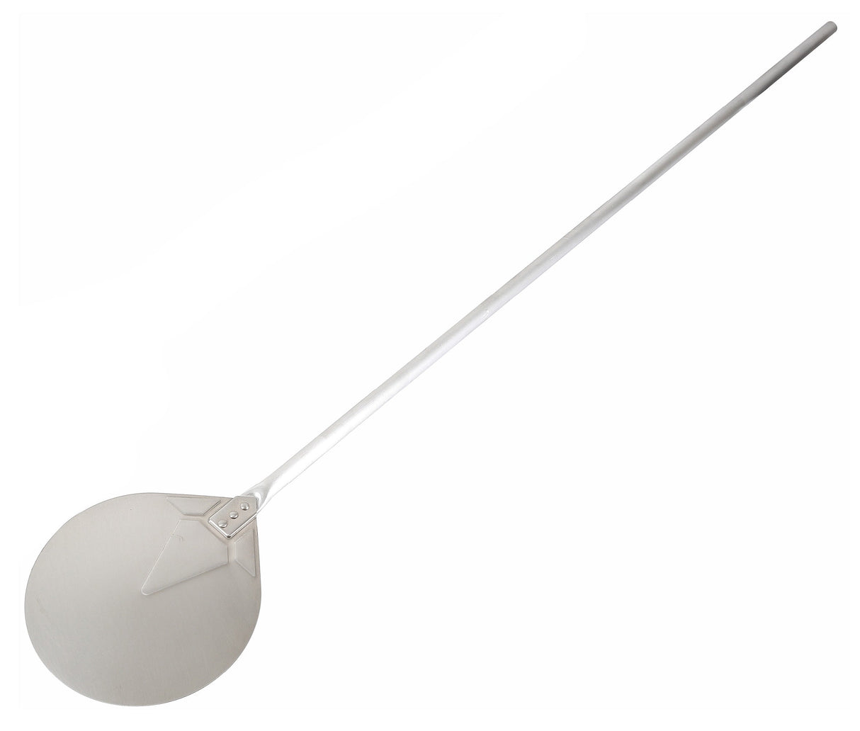 Premium 23-Inch Round Stainless Steel Pizza Shovel by Combisteel