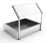 Elevate Your Service with the Combisteel Glass Cover 3/1 GN – Perfect Fit for Models 7013.2710 & 7013.2810