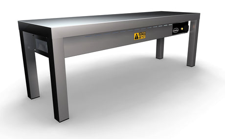 Commercial Shelving - 1000mm Single Ceramic Heated Overshelf - Featuring 3 Powerful 250W Elements