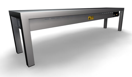 Commercial Shelving - Upgrade Your Kitchen with the 1400mm Single Ceramic Heated Overshelf – Featuring 4 Powerful 250W Elements