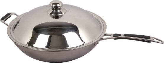 Premium Combisteel Induction Wok Pan - Model 7020.0140