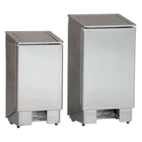 Sleek 60L Combisteel Foot-Pedal Waste Bin for Effortless Garbage Disposal