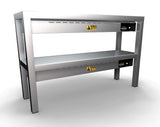 Elevate Your Kitchen Efficiency with the Combisteel 1000mm Double Tier Ceramic Heated Overshelf - Featuring 6 Powerful 250W Elements
