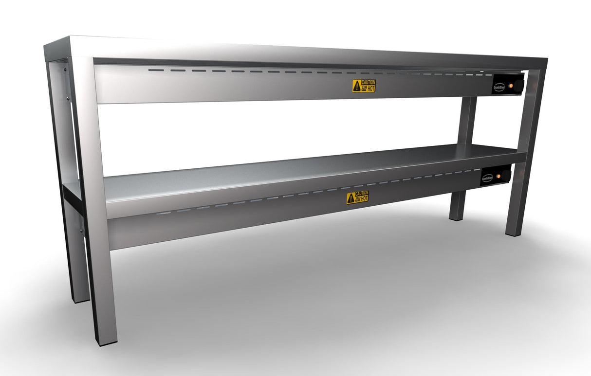 Dual-Level Ceramic Heated Overshelf by Combisteel - 1600mm with 8 Efficient 250W Heaters for Optimal Performance - Model 7020.0745