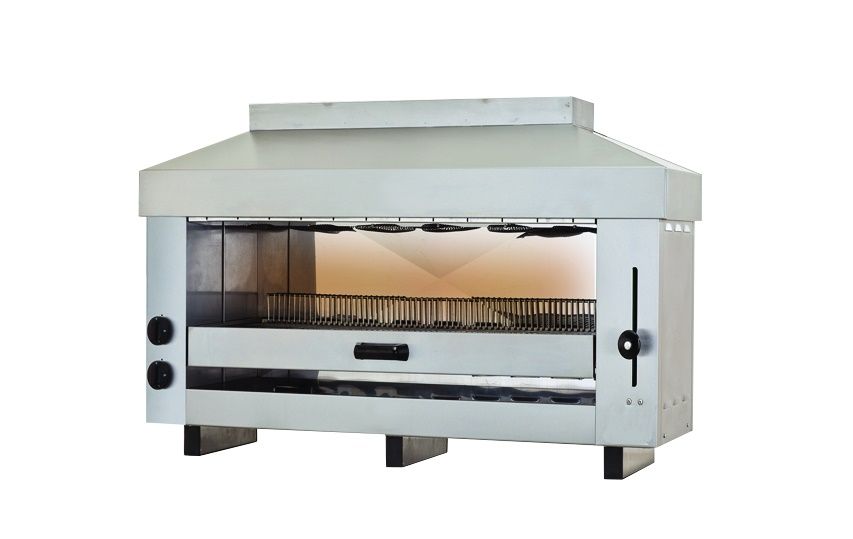 Combisteel Dual-Zone Gas Salamander Grill - Model 7049.0100 for Perfectly Grilled Delights