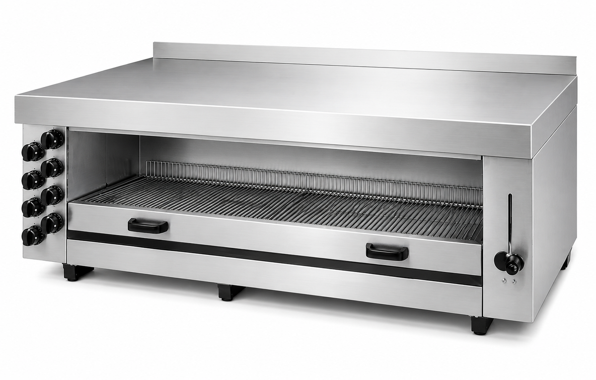 Commercial Catering Equipment - Salamander Gas 8 Heating Zones