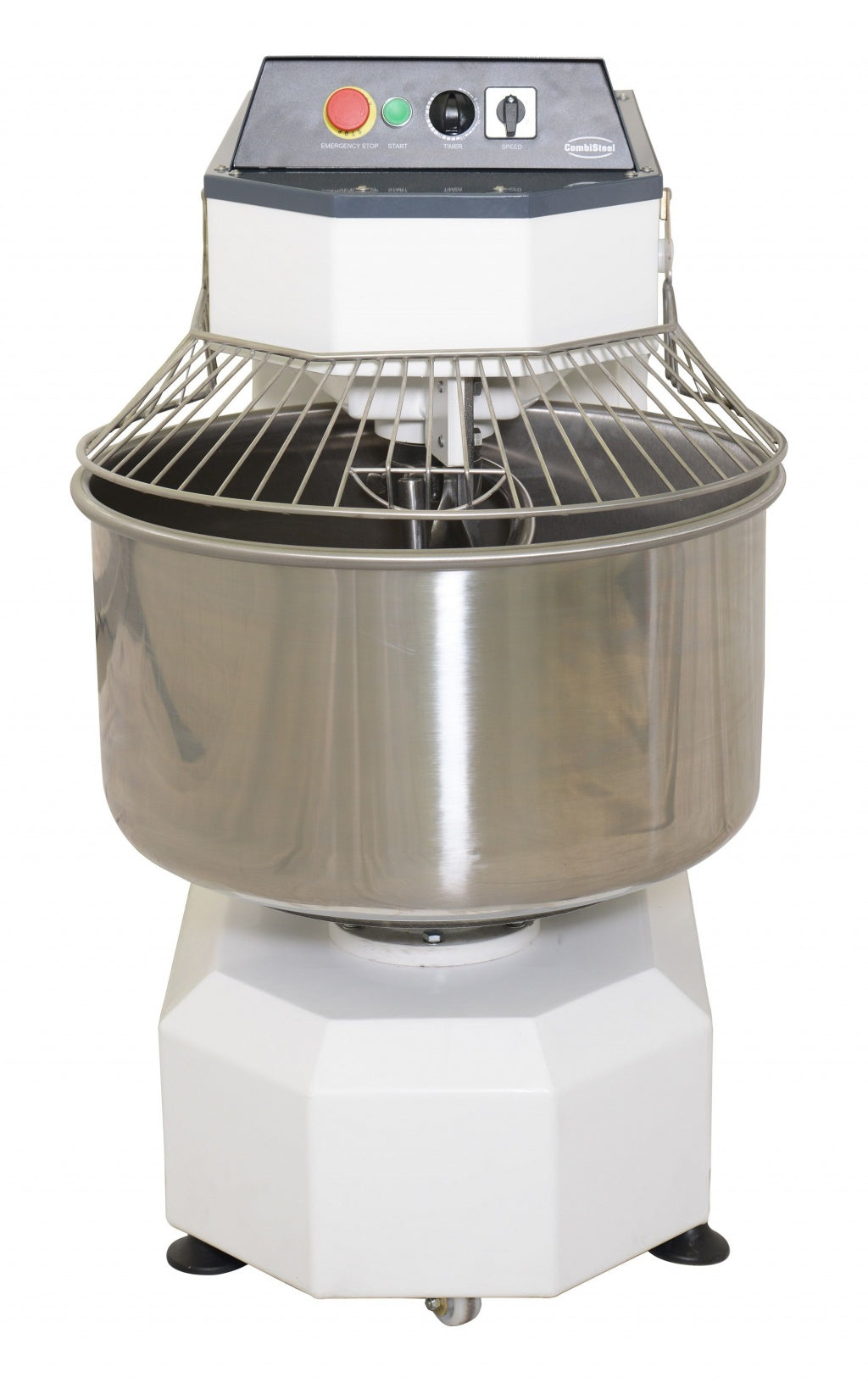 Discover the Combisteel Twin Speed Spiral Dough Mixer - 60 Litre Capacity for Effortless Baking Efficiency! Perfect for 30kg Batches - Model 7061.0120.