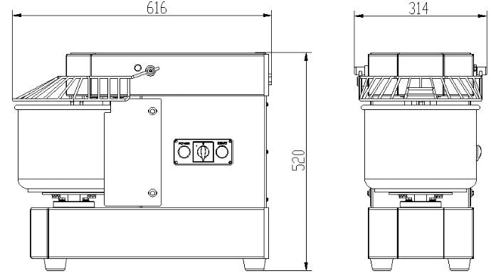 Combisteel Dough Mixer 10 L