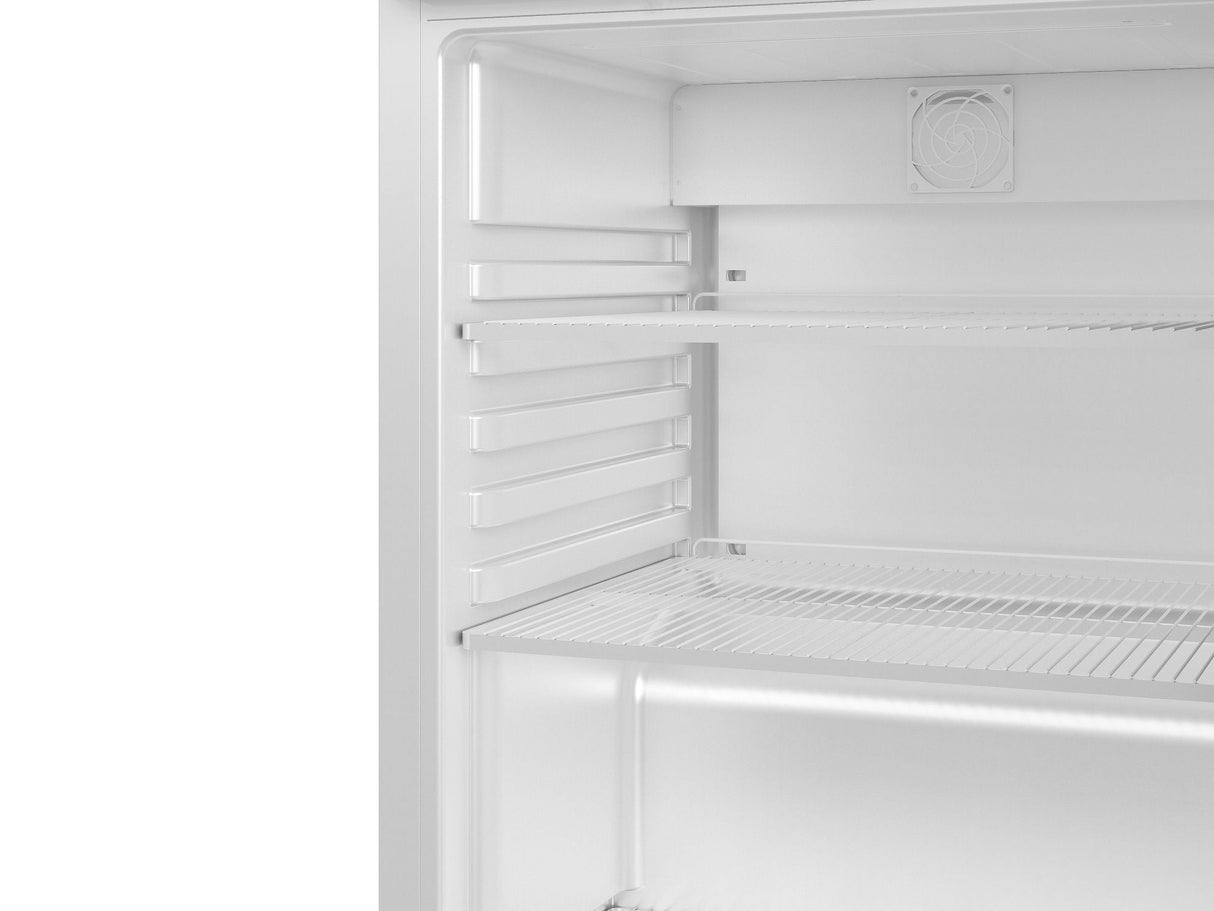 Sleek Combisteel Undercounter Fridge with Single Door – 200 Litres of Freshness in Elegant White