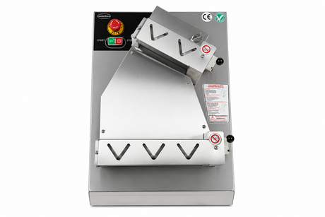 Commercial Catering Equipment - Effortless Pizza Making with the 12-Inch Twin Roller Dough Former - Model 7073.0115