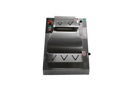 Commercial Catering Equipment - Perfectly Rolled Pizza Dough with the 15-Inch Twin Roller Dough Former - Model 7073.0140