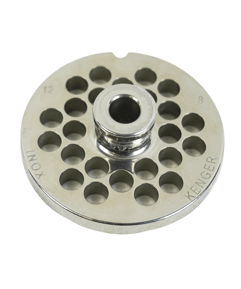 Commercial Catering Equipment - 8 Mm Grinder Plate For Meatgrinder 12 90 Kg/H