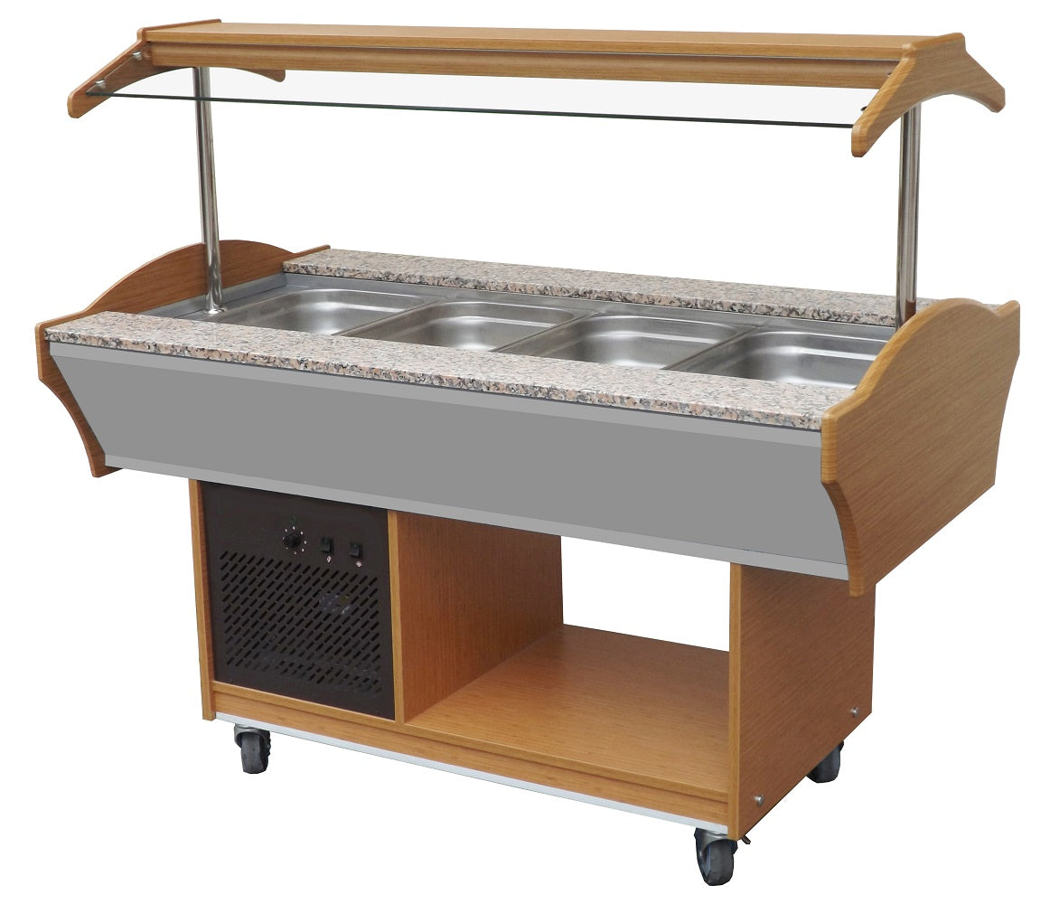 Elevate Your Catering with the Combisteel GN 4/1 Refrigerated Buffet - Model 7077.0010