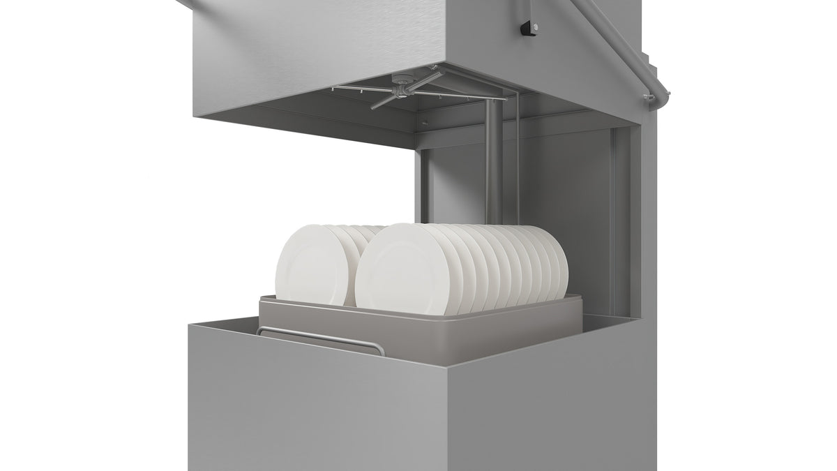 Commercial Dishwasher - Pass-through Dishwasher ENT 400 Dp Dde With Drain Pump And Detergent Dispenser