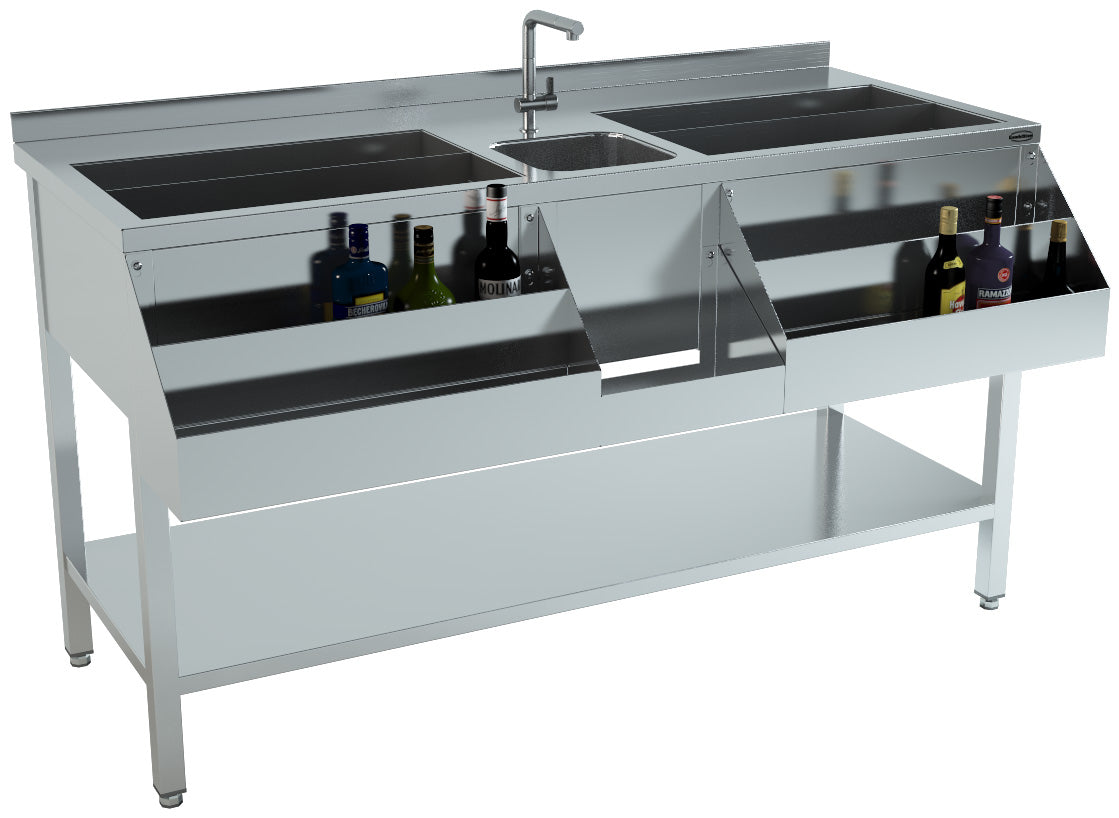 Combisteel Cocktail Bar Station 1600