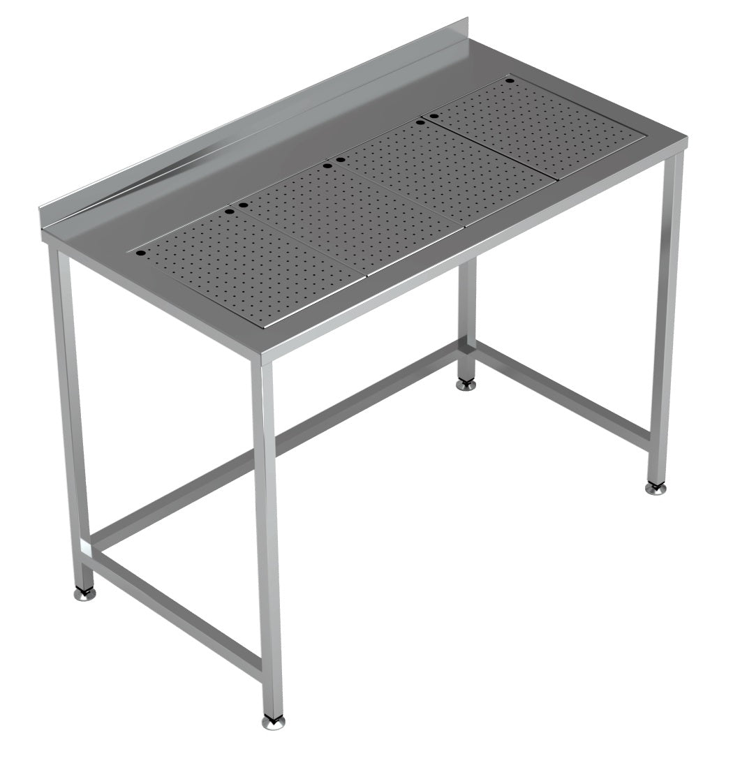 Combisteel Worktable With Integrated Drip Tray 1200 X650