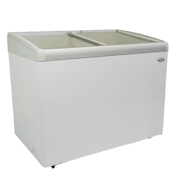 Commercial Chest Freezer - Chest Freezer Glass Cover Lotte 336 L