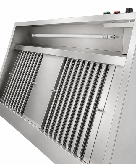 Commercial Catering Equipment - 900 Wall-mounted Hood Complete 1200