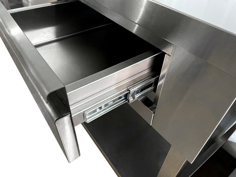 Commercial Stainless Steel Work Table - Stainless Steel Coffee Worktable 1000x600x1150