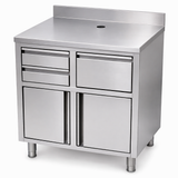 Commercial Stainless Steel Work Table - Stainless Steel Coffee Worktable 1000 X600 X1150