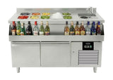 Combisteel Refrigerated Counter 2 Doors With Cocktail Bar Station