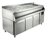 Combisteel Refrigerated Counter 3 Doors With Cocktail Bar Station
