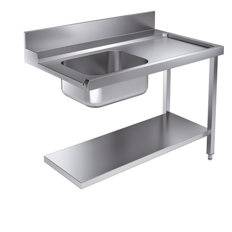 Entry Table Bottom Shelf 1200 Right For 7082.0070 - 0075