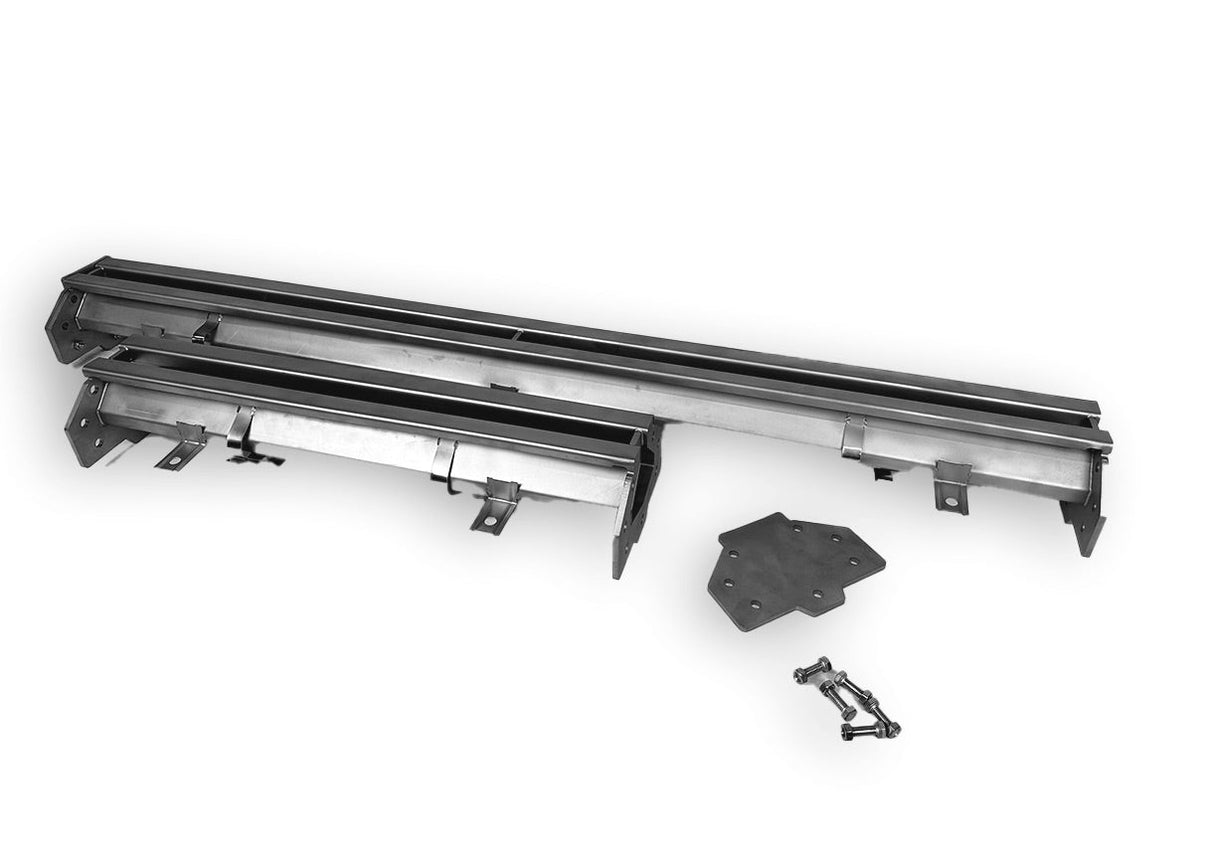 Versatile Combisteel Drain with Single Outlet for Connectable Slotted Channel - 300 x 265mm - Model 7107.0020