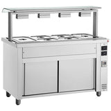 Bain Marie With Sneeze Guard 4x Gn1/1