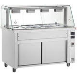 Graded 02150 Bain Marie With Glass Structure 4x Gn1/1