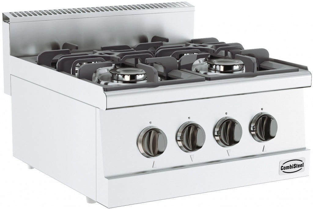 Experience Culinary Excellence with the Combisteel 4-Burner Gas Cooking Top – Model 7178.0010