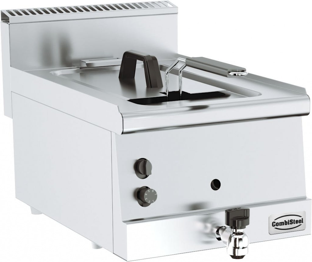 Premium Combisteel Single Tank Gas Countertop Fryer with 8-Litre Capacity – Model 7178.0080