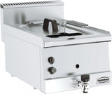 Premium Combisteel Single Tank Gas Countertop Fryer with 8-Litre Capacity – Model 7178.0080