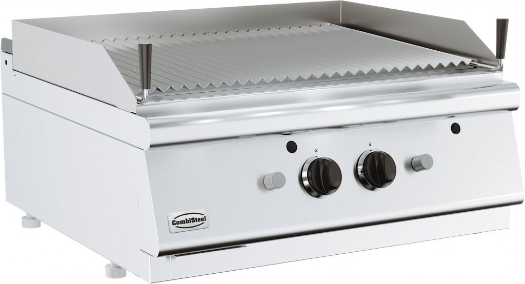 Elevate Your BBQ Experience with the Combisteel 800mm 2-Burner Gas Lava Rock Char Grill - Model 7178.0280